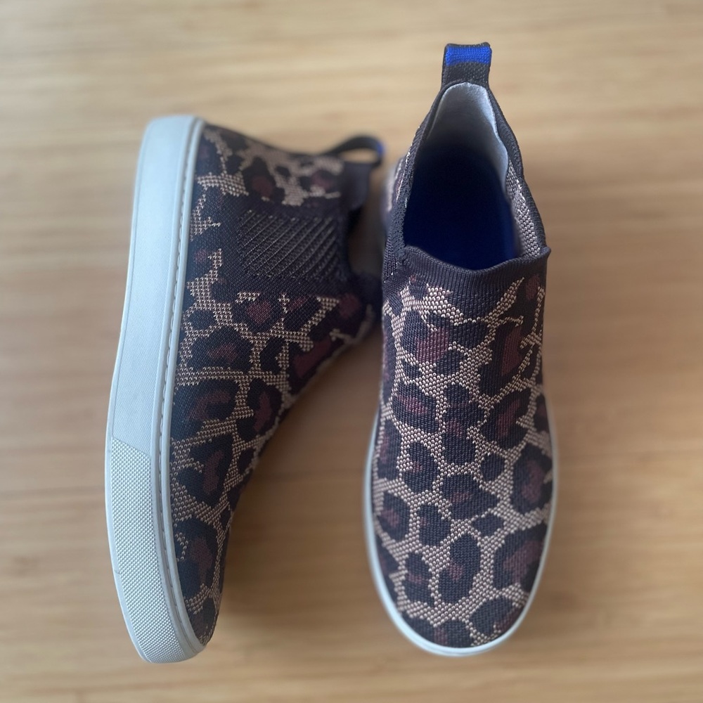 Rothy’s Chelsea Boot Wildcat Leopard Print